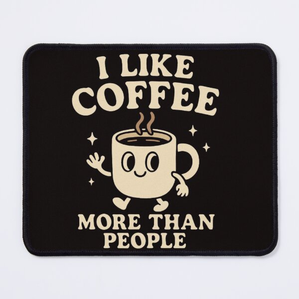 Item preview, I Like Coffee More Than People – Funny Coffee Lover T-Shirt designed and sold by SaajiOfficial.