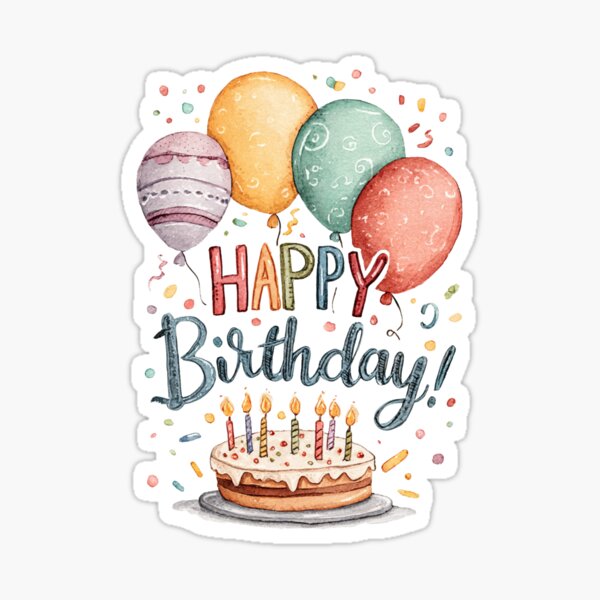 Item preview, Happy Birthday Greeting Card designed and sold by Blurbean.