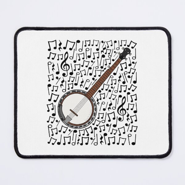 Item preview, Banjo Musical Notes Banjoist Music Teacher Musician designed and sold by doodlerob.