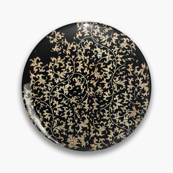 Item preview,  Luxury Gold Floral Vine Pattern designed and sold by Starpuffdesign.