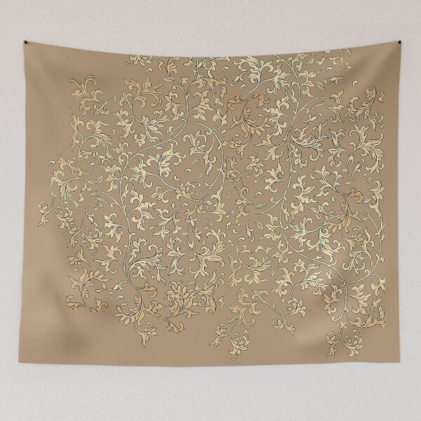 Item preview,  Luxury Gold Floral Vine Pattern designed and sold by Starpuffdesign.