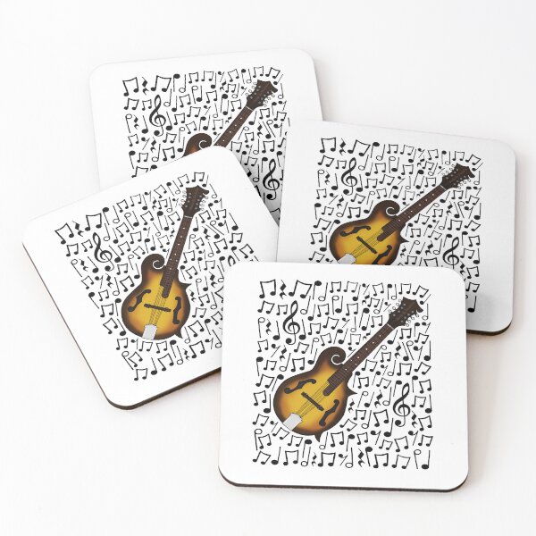 Item preview, Mandolin Musical Notes Mandolinist Music Teacher Musician designed and sold by doodlerob.