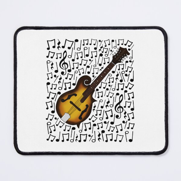 Item preview, Mandolin Musical Notes Mandolinist Music Teacher Musician designed and sold by doodlerob.