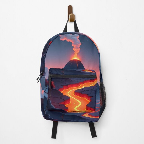 Item preview, Stylized Volcano at Twilight designed and sold by Relatable25.