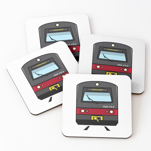 Item preview, Austrian 4020 S-Bahn in red/grey designed and sold by WurmWeb.DesignShop.