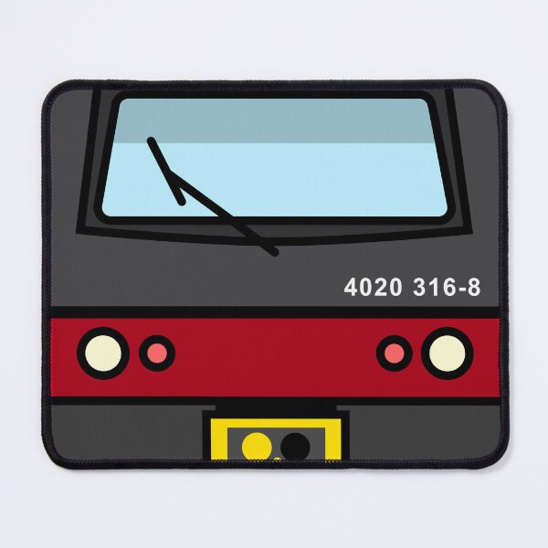 Item preview, Austrian 4020 S-Bahn in red/grey designed and sold by WurmWeb.DesignShop.