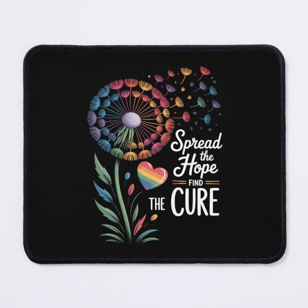 Item preview, Fight Cancer In All And Every Color Ribbons Dandelion Flower designed and sold by tearbytea.