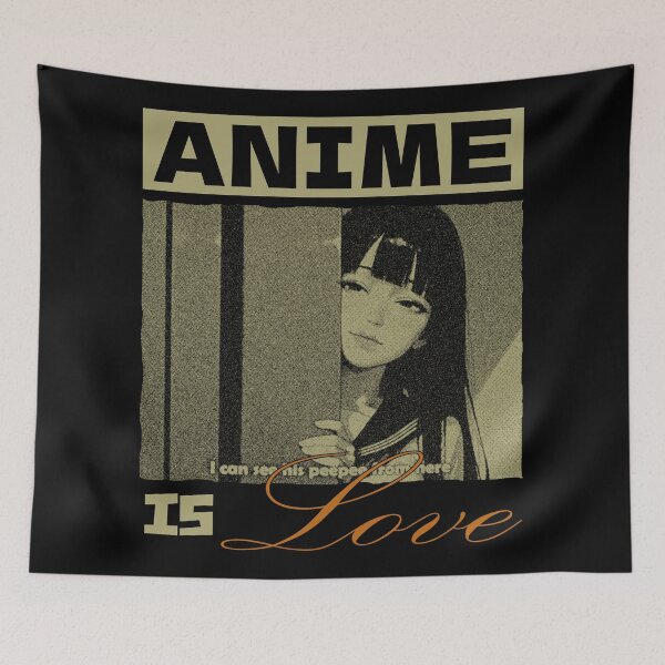 Item preview, Anime Is Love designed and sold by MadShroomPrints.