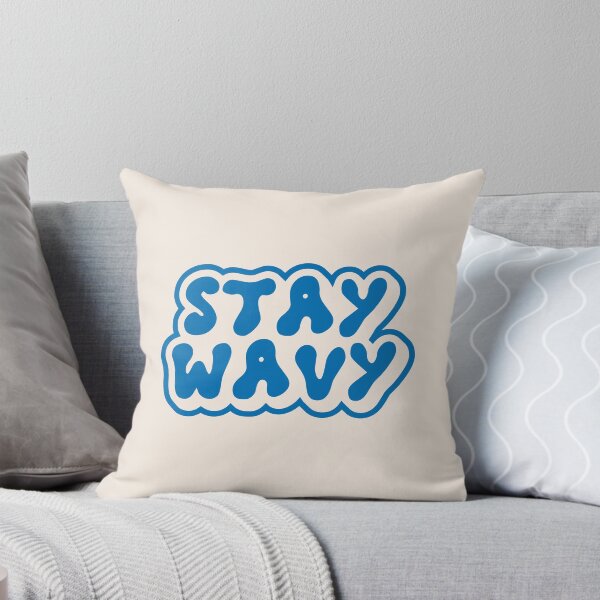 Item preview, Stay Wavy Retro Bubble Typography designed and sold by trepiu.