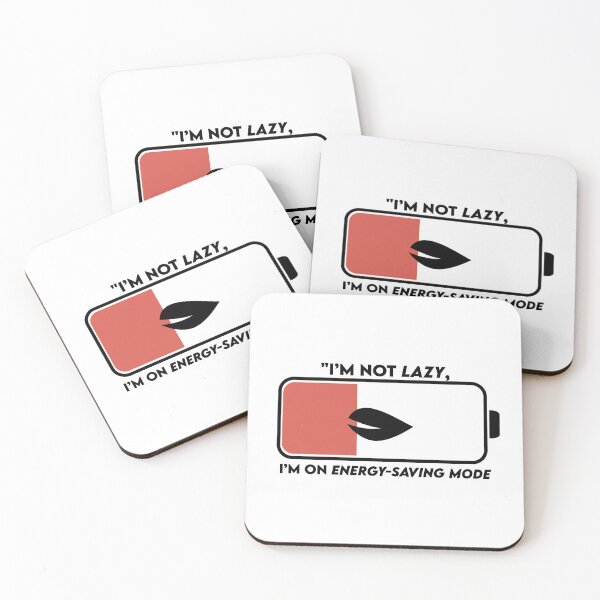 Item preview, Energy Saving Mode – Funny Battery Icon Design designed and sold by DKunic.