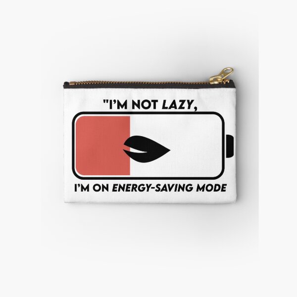 Item preview, Energy Saving Mode – Funny Battery Icon Design designed and sold by DKunic.