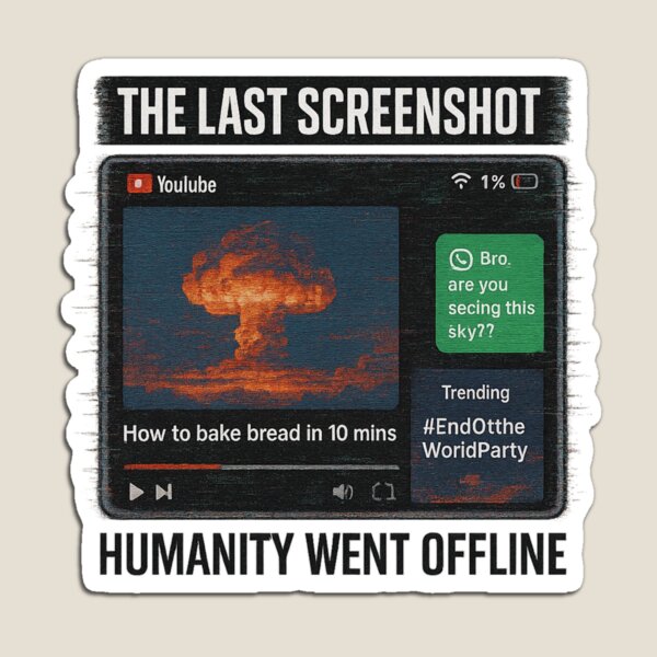 Item preview, Humanity Went Offline designed and sold by WittyUnknown.