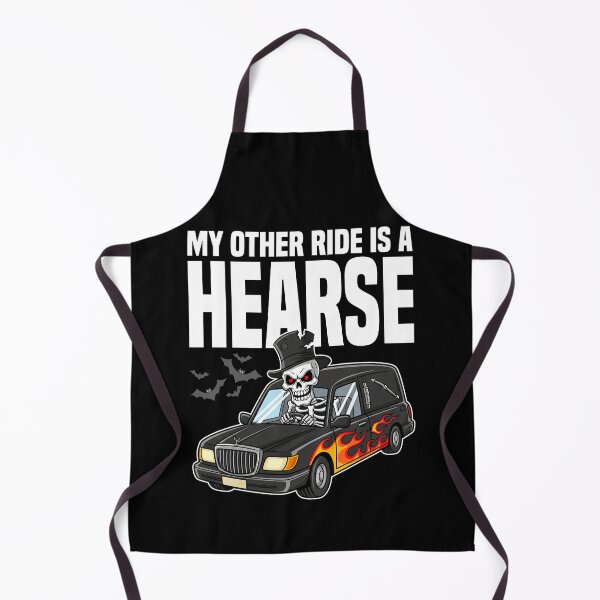 Item preview, MY OTHER RIDE IS A HEARSE - SKELETON HALLOWEEN designed and sold by KEF Custom.