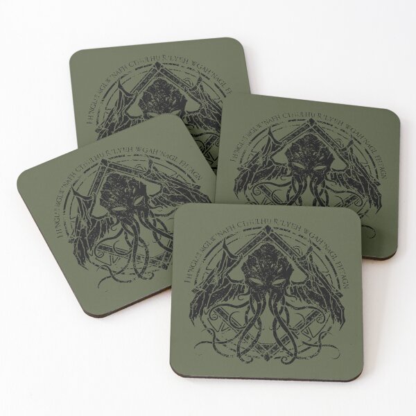 Item preview, Cthulhu - Lovecraft - Distressed chant design v2 designed and sold by zachholmbergart.