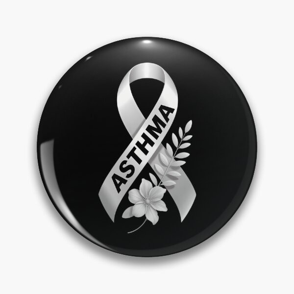 Item preview, For Support I wear a Ribbon Asthma Awareness designed and sold by tearbytea.