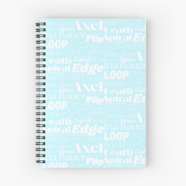 Item preview, Figure Skating Words- Subway Style Print- Light Blue designed and sold by Purposely Designed.