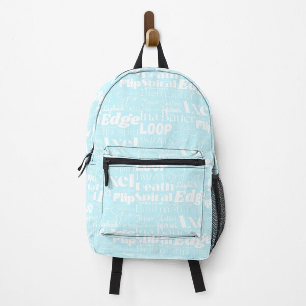 Item preview, Figure Skating Words- Subway Style Print- Light Blue designed and sold by Purposely Designed.