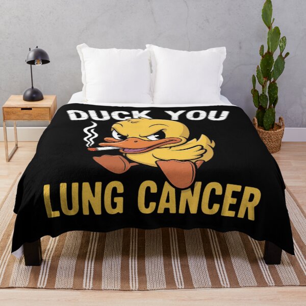 Item preview, Funny Duck You Lung Cancer Awareness Survival designed and sold by tearbytea.