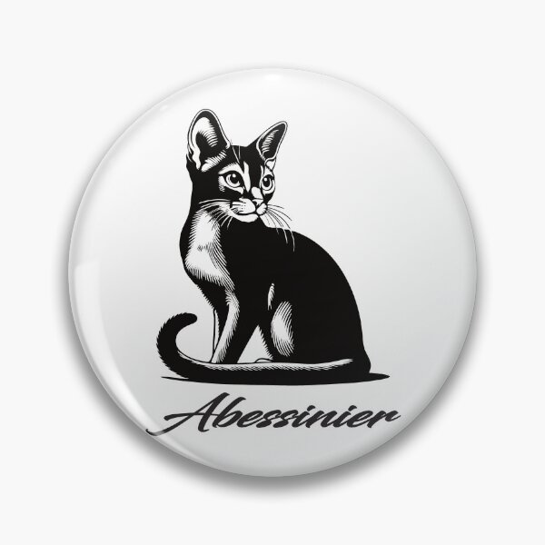 Artikelvorschau, Abessinier Katze Design, Elegant und Charaktervoll entworfen und verkauft von RetroMaritalArt.