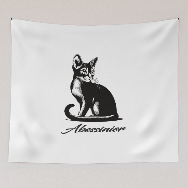 Item preview, Abyssinian Cat Design, Elegant and Characterful designed and sold by RetroMaritalArt.