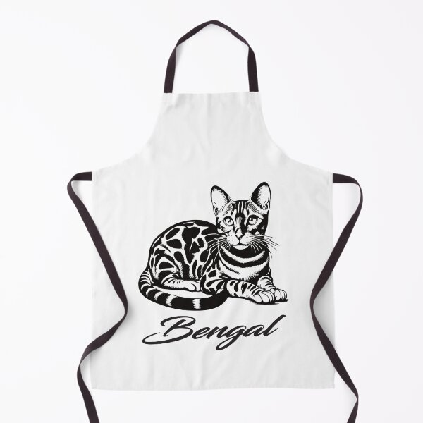 Aperçu de l'œuvre Motif de chat du Bengale – Sauvage, beau et unique créée et vendue par RetroMaritalArt.