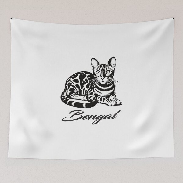 Item preview, Diseño de gato de Bengala: salvaje, hermoso y único. designed and sold by RetroMaritalArt.