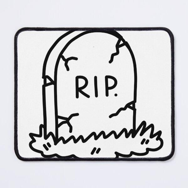 Item preview, Gravestone doodle designed and sold by BibbleBambie.