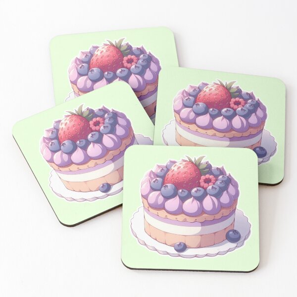 Item preview, Anime Cake – Colorful Kawaii Dessert | Cute Manga Style Food designed and sold by Sugar Wisdom .