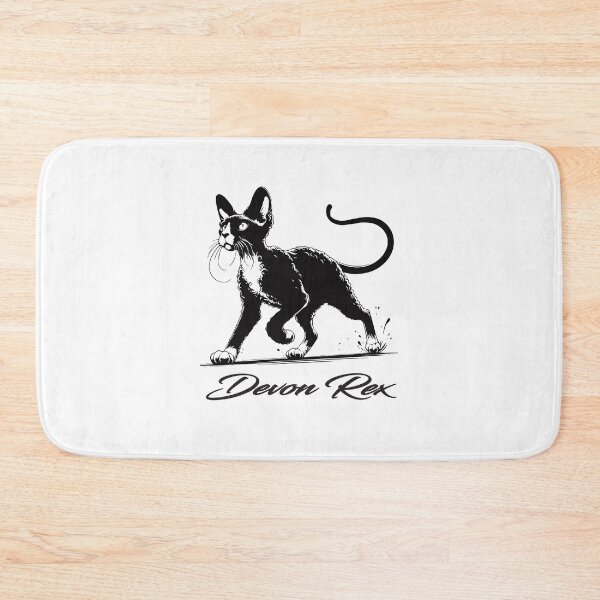 Item preview, Devon Rex – Charming, playful and unique designed and sold by RetroMaritalArt.