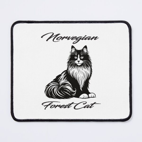 Item preview, Norwegian Forest Cat, wild, strong and beautiful designed and sold by RetroMaritalArt.