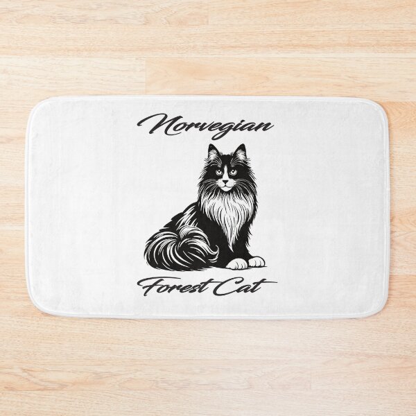 Item preview, Norwegian Forest Cat, wild, strong and beautiful designed and sold by RetroMaritalArt.