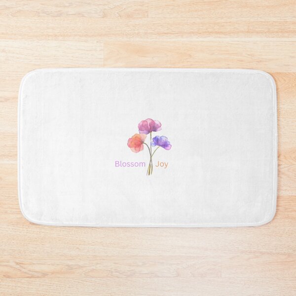 Item preview, Blossom Joy – Watercolor Minimal Floral Quote Design designed and sold by nav2107.