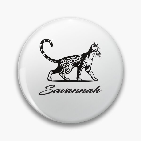 Artikelvorschau, Savannah Katze Design – Wild und faszinierend entworfen und verkauft von RetroMaritalArt.