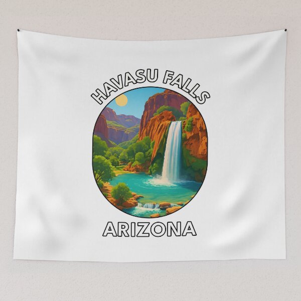 Item preview, Klamath Falls Oregon Travel Poster – Scenic Nature Art of Crater Lake & Pine Forest designed and sold by inkNext.