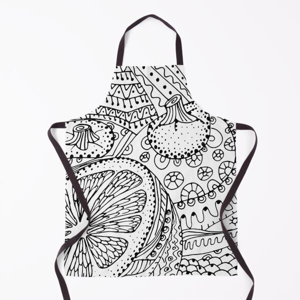 Item preview, Zentangle Citrus – Creative Coloring Design designed and sold by AlisaArtDecor.