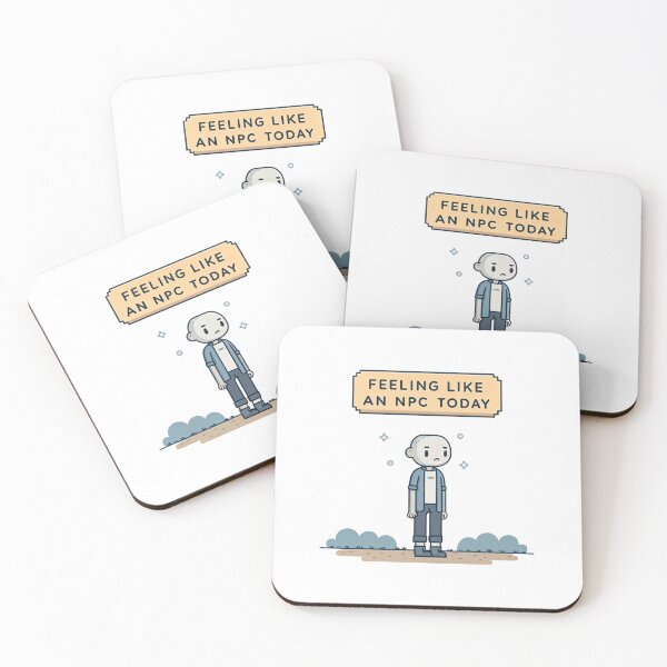 Item preview, "Feeling Like An NPC Today" - Funny Gaming & Life Mood Design designed and sold by Colorful-Garden.