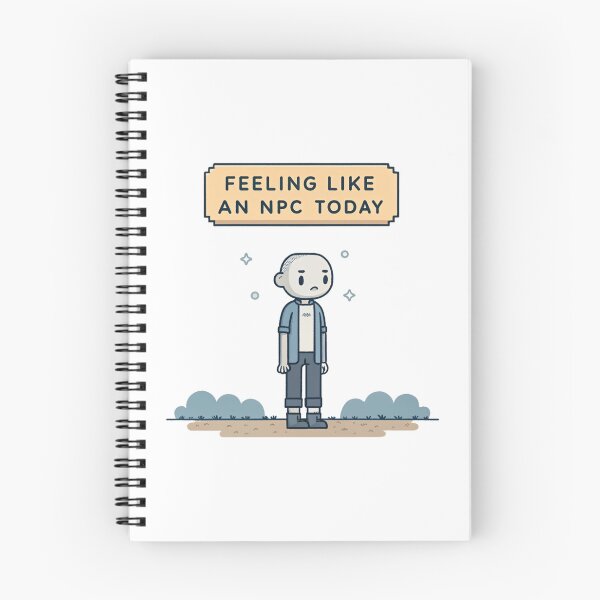 Item preview, "Feeling Like An NPC Today" - Funny Gaming & Life Mood Design designed and sold by Colorful-Garden.