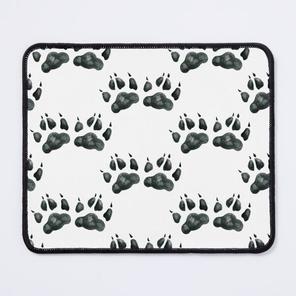 Item preview, Black Animal Paw Prints designed and sold by AlisaArtDecor.