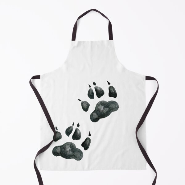 Item preview, Black Animal Paw Prints  designed and sold by AlisaArtDecor.