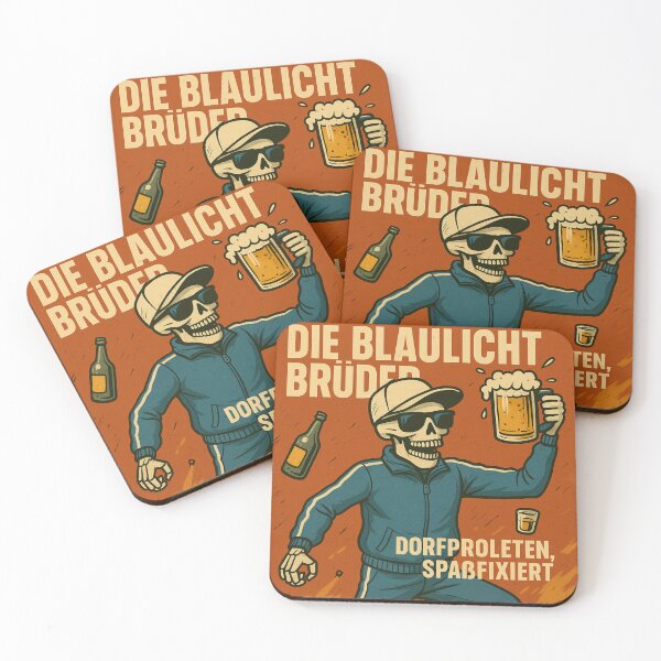 Item preview, Village proletarians, fun-obsessed - The Blue Light Brothers designed and sold by DieBlaulichtBrüder.