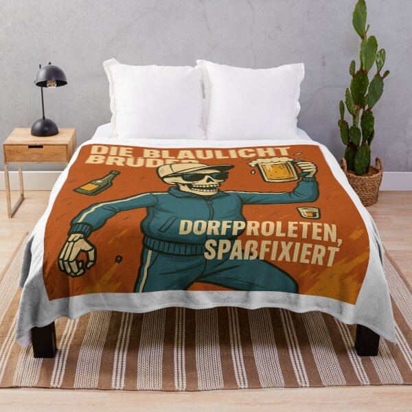 Item preview, Village proletarians, fun-obsessed - The Blue Light Brothers designed and sold by DieBlaulichtBrüder.