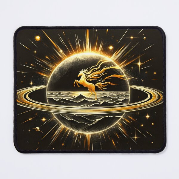 Item preview, Planet and Horse, Ai Generated Art designed and sold by ACC .