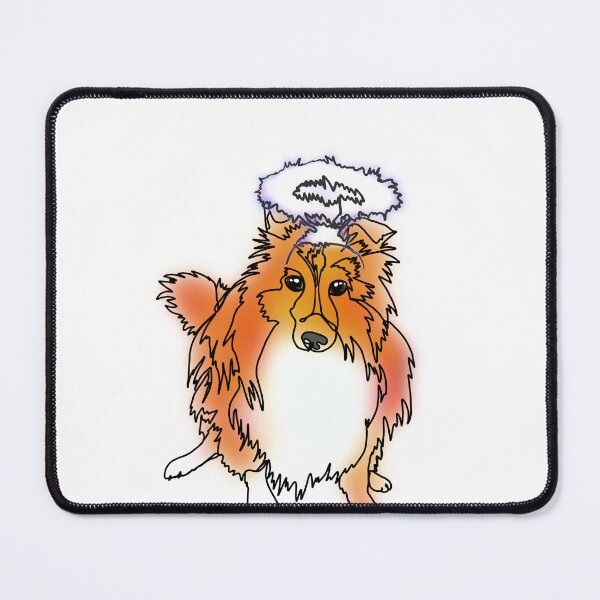 Item preview, Josh the Sheltie Wearing an Angel Halo – animalzinhats designed and sold by Ashley’sAnimalz.