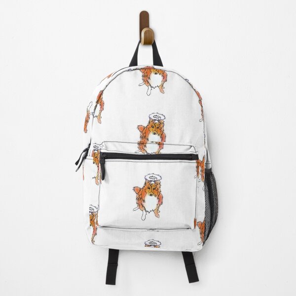 Item preview, Josh the Sheltie Wearing an Angel Halo – animalzinhats designed and sold by Ashley’sAnimalz.