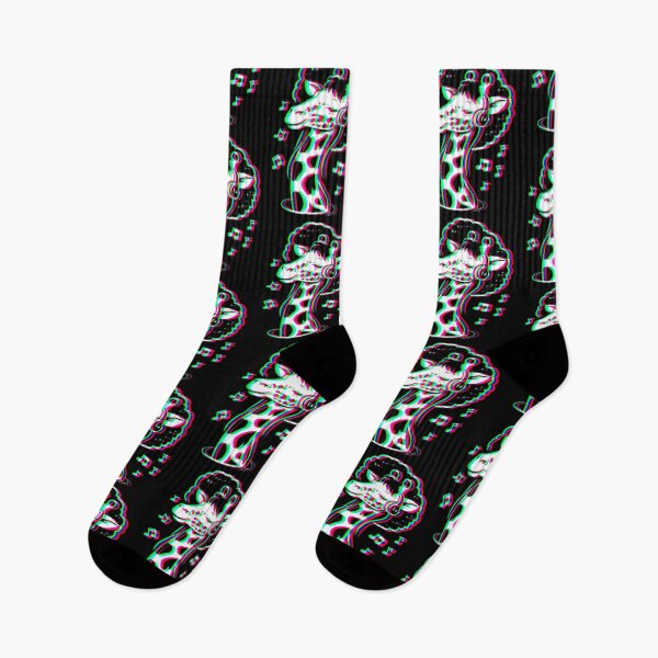 Item preview, Funky Afro Glitch Style Giraffe EDM Vibes designed and sold by Taans-Creation.