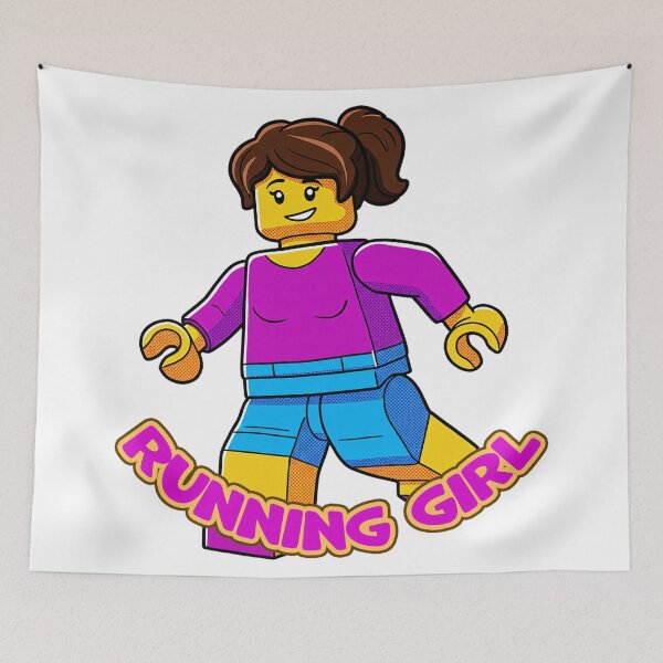 Item preview, "Running Girl" designed and sold by Tecno-Art-Land.