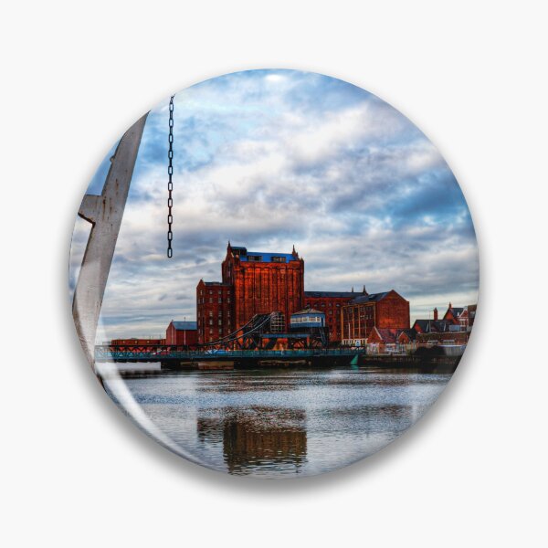 Item preview, Victoria Flour Mill And River Freshney, Grimsby, Lincolnshire, England designed and sold by Paul Thompson Photography.
