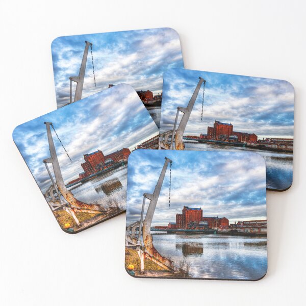 Item preview, Victoria Flour Mill And River Freshney, Grimsby, Lincolnshire, England designed and sold by Paul Thompson Photography.