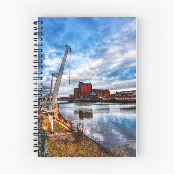 Item preview, Victoria Flour Mill And River Freshney, Grimsby, Lincolnshire, England designed and sold by Paul Thompson Photography.