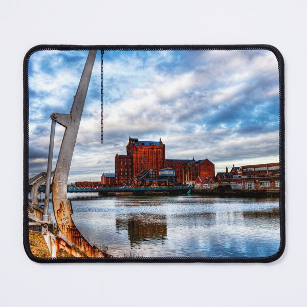 Item preview, Victoria Flour Mill And River Freshney, Grimsby, Lincolnshire, England designed and sold by Paul Thompson Photography.